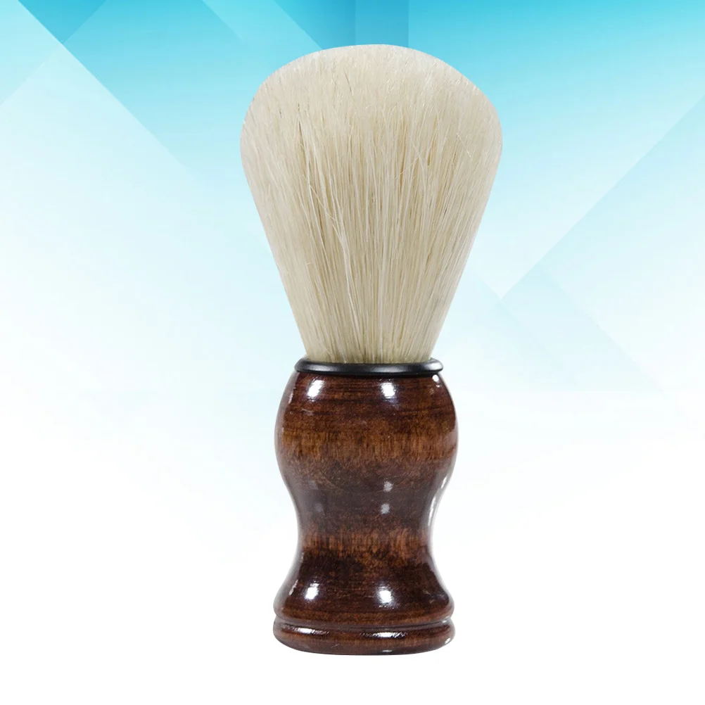 

Portable Whisker Brush Shaving Brush Beard Cleaning Brush Skin-friendly Facial Brush for Men (Bristle)