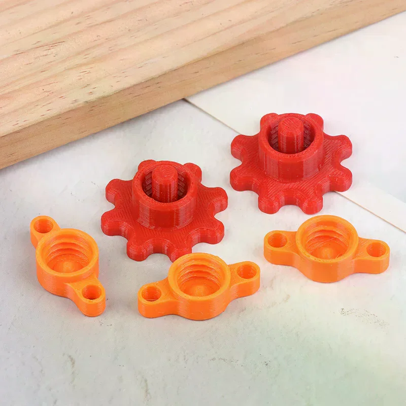 

3Pcs Orange Glass Glue Caps Or 2Pcs Red Flexible Gear-Style Tube Caps Prevents Glue Hardening For Standard Glue Bottles