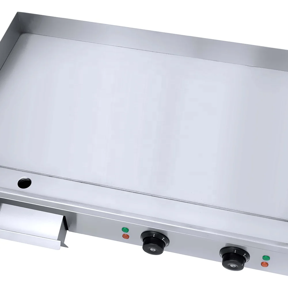 China Factory Supplier Large Commercial 4.4KW Table Top Electric Flat Griddle prices