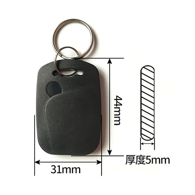 5Ps 2 In 1 T5577 UID Dual Chip Frequency 125KHz 13.56MHz Rewritable RFID Keychain Card Tag Key Access Control Copy Proximity Key