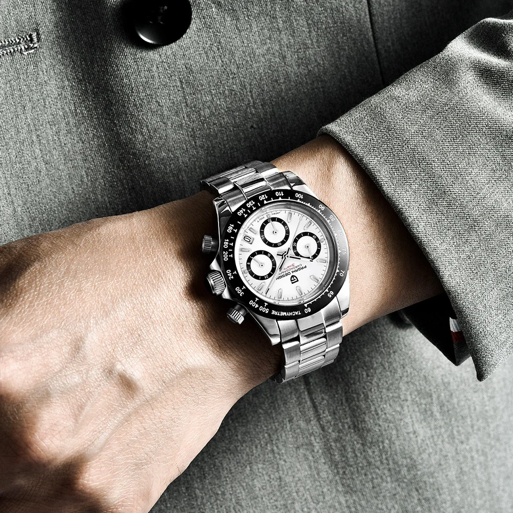 Pagani Design 40MM Men's Quartz Watch 2026 New Fashion Men's Sports Chronograph Calendar Waterproof Men's Watch Sapphire Mirror