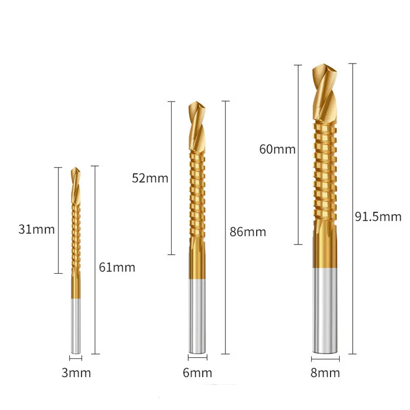 Imagem -06 - Step Drill Bit Saw Grupo Hss Steel Titanium 412 mm 20 mm 32 mm Metal Stepped Hole Opener Ferramentas para Trabalhar Madeira Twist Serrated Drill Bits Kit