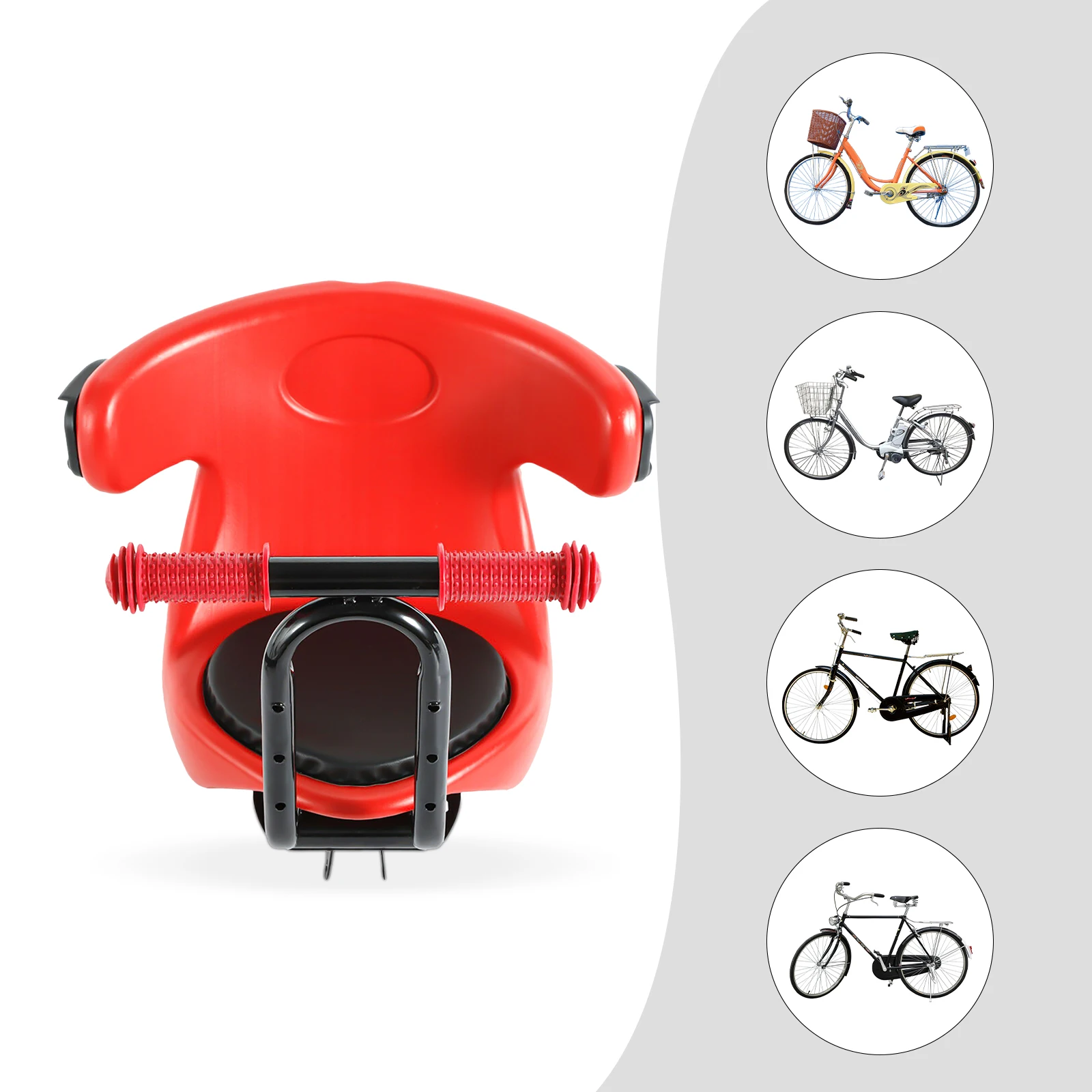 Bicycle Child Seat Removable Bicycle Seat  Front-mounted  Bicycle Seat with Foldable Pedal for mountain Bicycles and e-bicycles