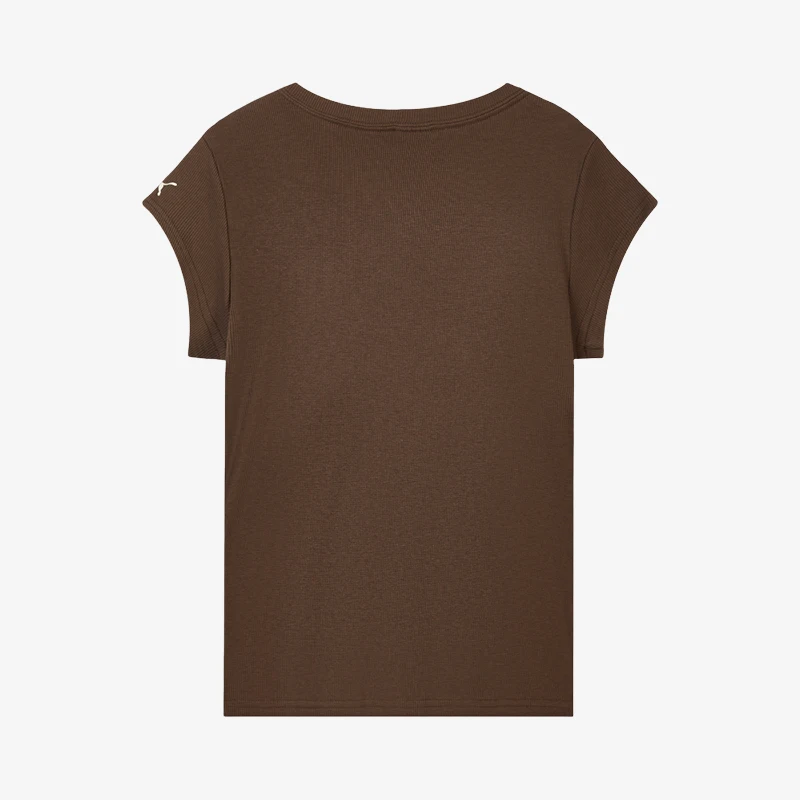 Puma genuine graphic women's classic breathable slim fit sports short sleeved T-shirt 638607-90