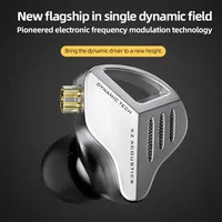 KZ ZVX Earphones Dynamic in Ear Monitor Headphones Sport Music Microphones Headset HIFI Bass Earbuds Replaceable Cable