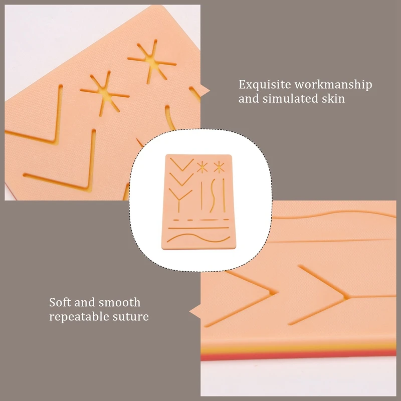 New Skin Suture Training Kit Pad Suture Training Kit Suture Pad Trauma Accessories For Practice And Training Use