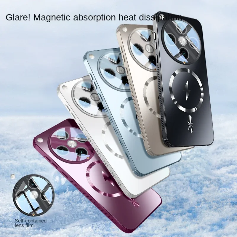 For OPPO Find X9 Pro Case Hard Matte Magnetic Wireless Charging Lens Protective Back Cover Case for Find X8 Ultra X7 X8Pro Shell