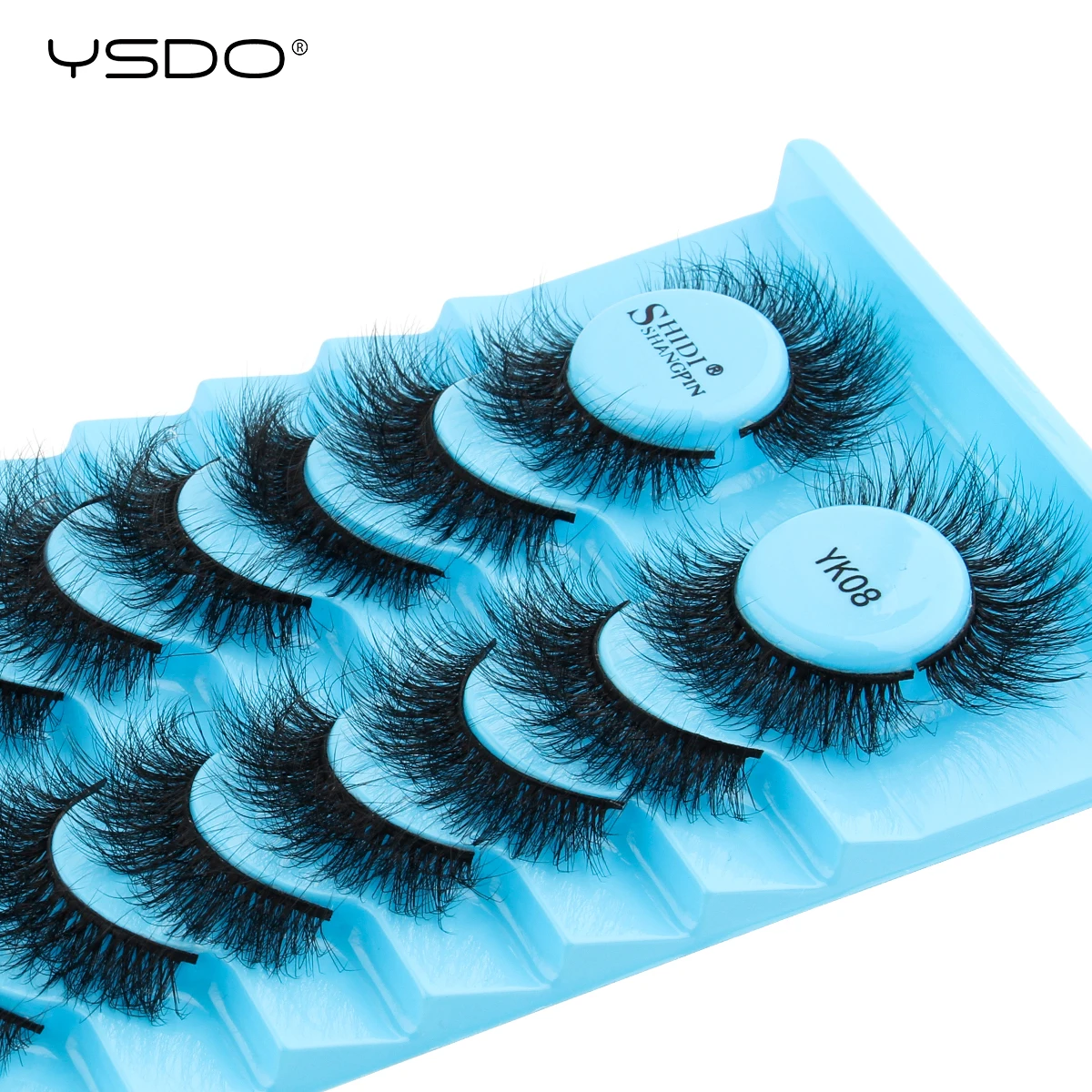 Soft Fluffy 3D Mink Cílios Postiços, Grosso, Handmade, Volume, Falso Cils, Natural, Longo, Cílios Falsos, Produto de maquiagem, 3 Pares, 10 Pares