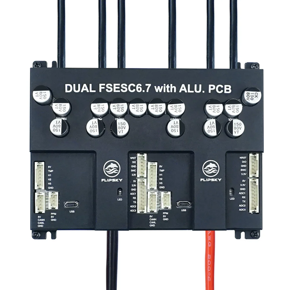 

2025 Hot Sale New Flipsky Dual FSESC 6.7 Aluminum PCB Case for DIY Electric Skateboard Longboard