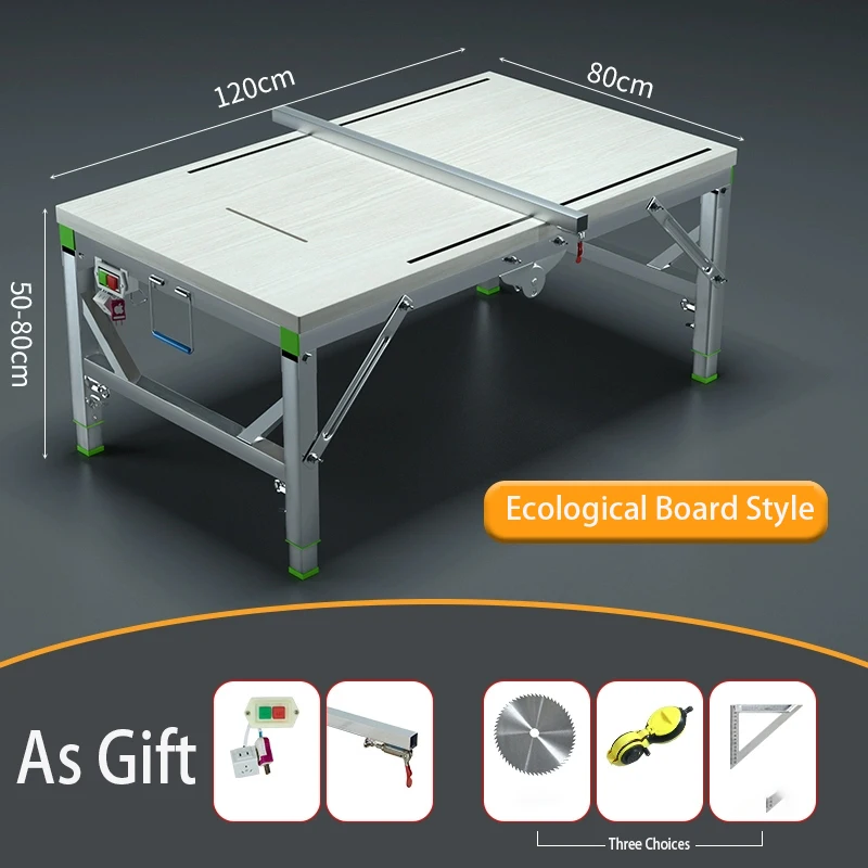Banco da lavoro multifunzionale per la lavorazione del legno Banco da lavoro pieghevole portatile Tavolo da sega per la lavorazione del legno Strumento manuale rimovibile telescopico