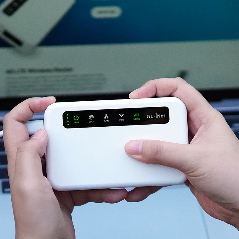 GL.iNet Puli GL-XE300-CEHCLG 4G LTE Smart VPN راوتر محمول واي فاي نقطة اتصال لاسلكية للسفر، OpenWrt، بطارية 5000 مللي أمبير في الساعة، OpenVPN #1