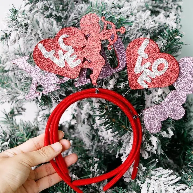 652F عصابة شعر لحفلات العزوبية ومهرجان الترتر عصابة رأس حمراء لحفلات الشعر