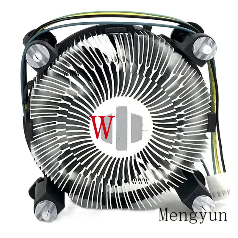 AS. CPU Cooler with 90mm CPU Fan Aluminum Heatsink for Intel E97379-001 Core i3/i5/i7 Socket LGA1150/1155/1156 4Pin E97379-003