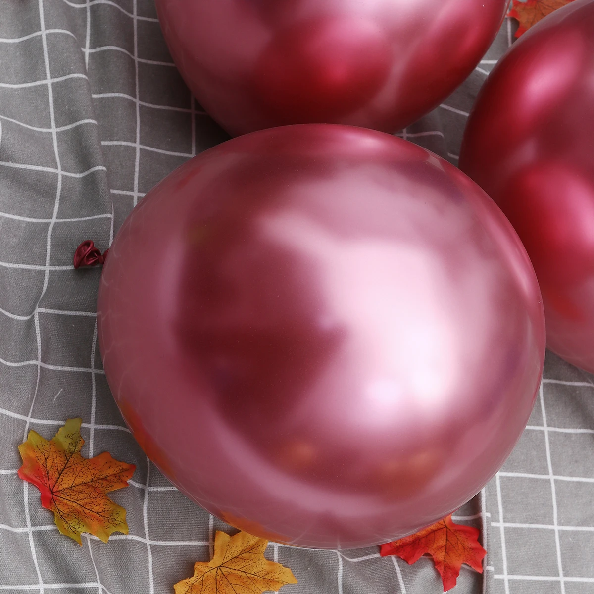 

50 Pcs Metallic Balloons Gold Birthday Wedding Large Latex Decoration Rose