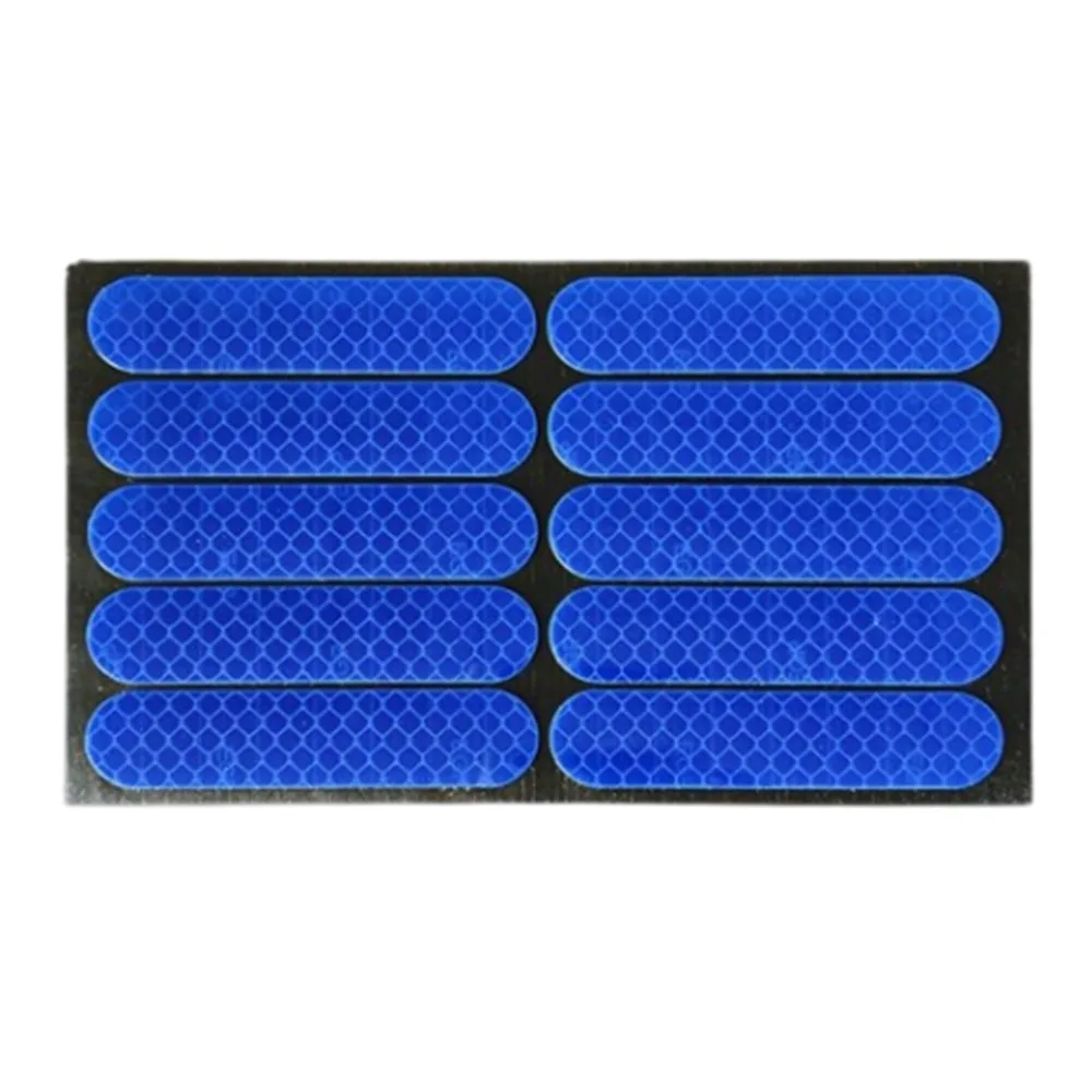 

200Pcs Waterproof Safety Warning Reflective Stickers Strip Self-adhesive Anti-collision Car Bumper Reflective Sticker