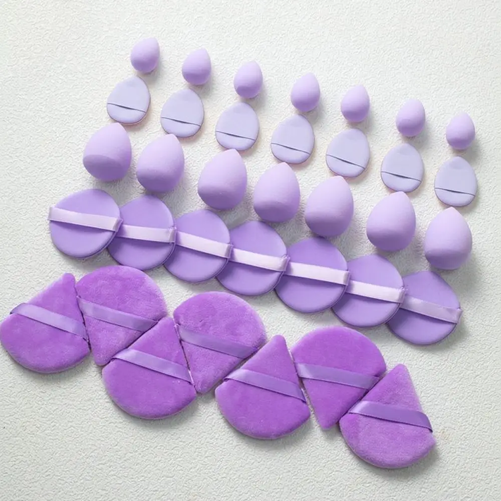 Professional Makeup Puff Set Beauty Sponge Blender Cosmetic Foundation Applicator For Face Tool Soft Durable Accessory Kit