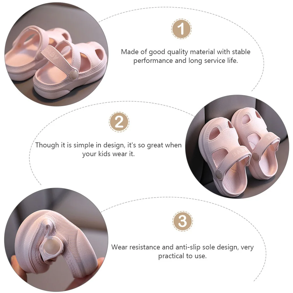 1 ペア子供用ソフトソールサンダル通気性滑り止め漫画デザイン夏のビーチ子供靴洗える滑り止めユニセックス