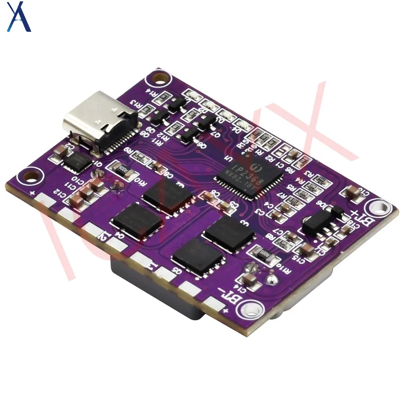 โมดูลชาร์จเร็ว IP2368 แบบสองทาง 100w อินเตอร์เฟซ Buck-Boost Type-c แบตเตอรี่ลิเธียม 4S บอร์ดชาร์จเร็วกำลังสูง
