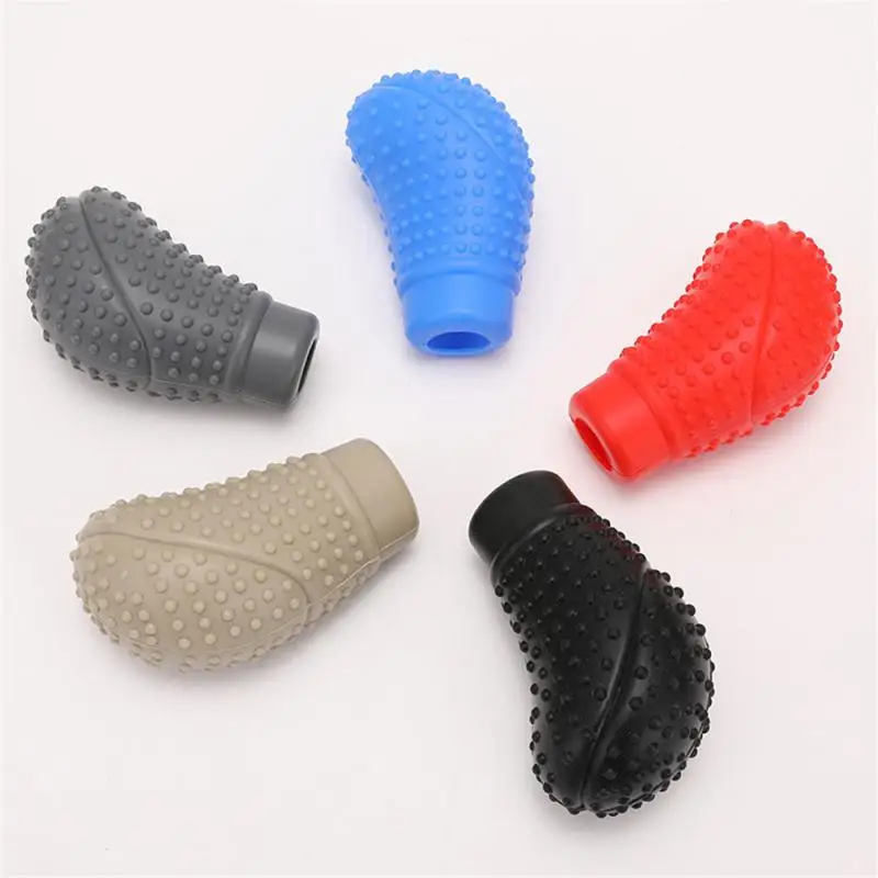 jingyuqin 5 Color Universal Gear Collars SD Antislip Soft Silicone Truck Car Gear Shifter Lever Knob Cover