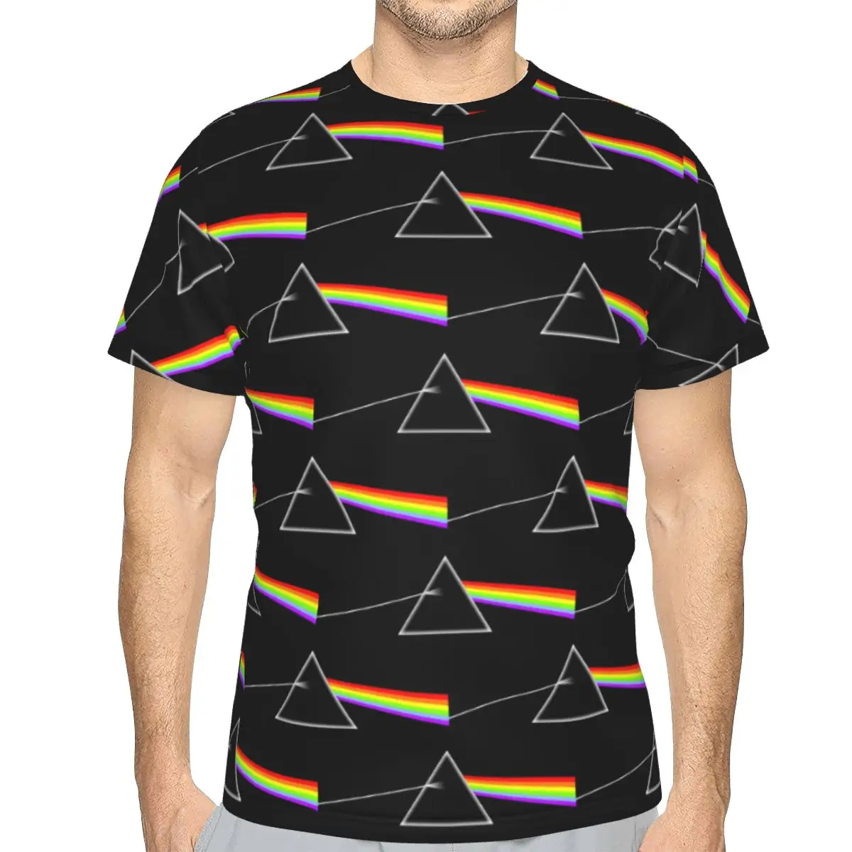Singer Love Pink Band Floyd 100% Cotton T-Shirt Men'sClassic T Shirts Men O-Neck Short Sleeve