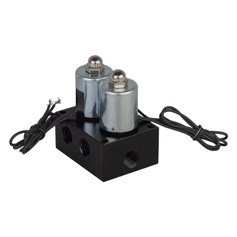 

12v 20bar Solenoid Valve manifold valve pneumatic shock absorber double solenoid valve set