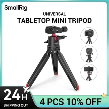 SmallRig 범용 탁상 미니 삼각대, 파노라마 볼 헤드 삼각대, 카메라용 휴대폰 삼각대, DSLR 조정 가능한 2664