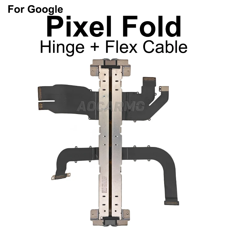 Aocarmo For Google Pixel Fold Fold1 2023 Hinge Pivot Flex Cable Display Screen Connection Ribbon Cable Repair Part