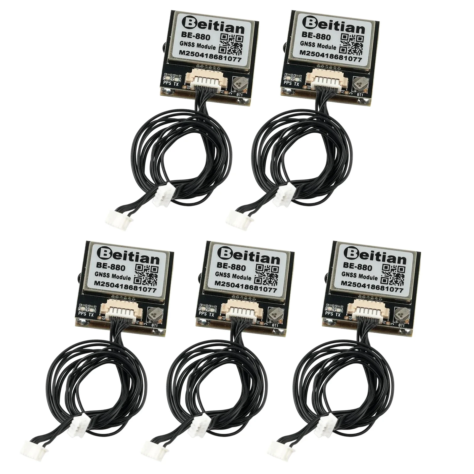 1/2/5PCS Beitian BE-880 BE880 GPS Module with Compass & Flash Memory 28*28*11mm