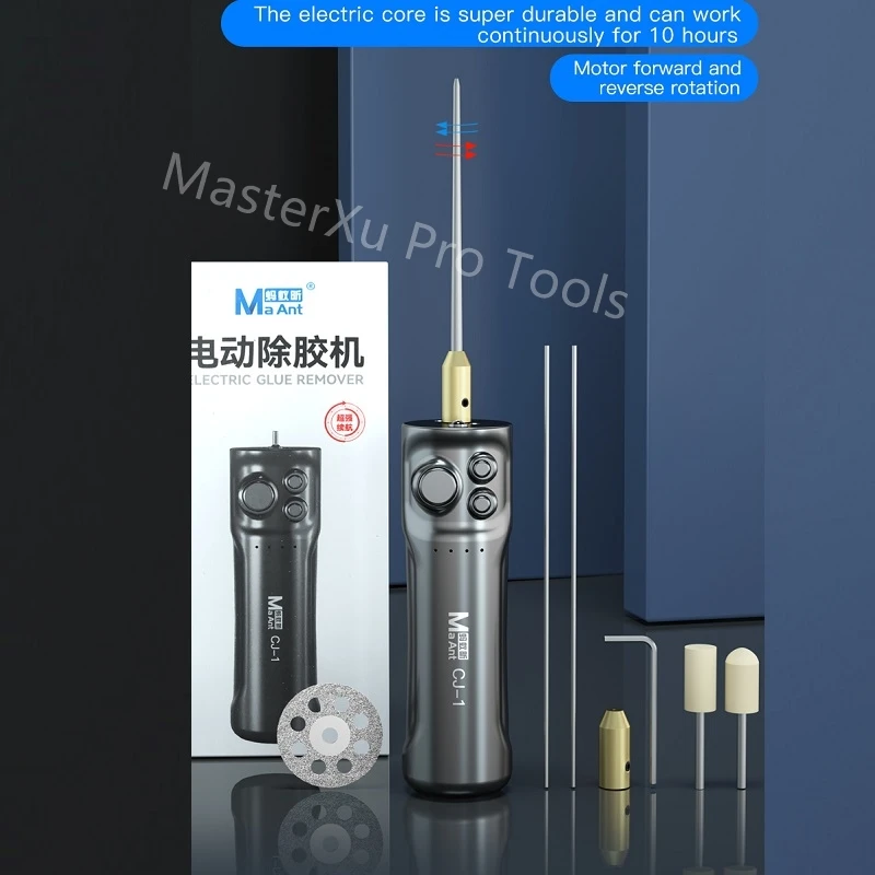 MaAnt CJ-1 Electric Glue Remover Pen Needles Machine Original Hard Touch Screen Adhensive Phone Repair Tools Set