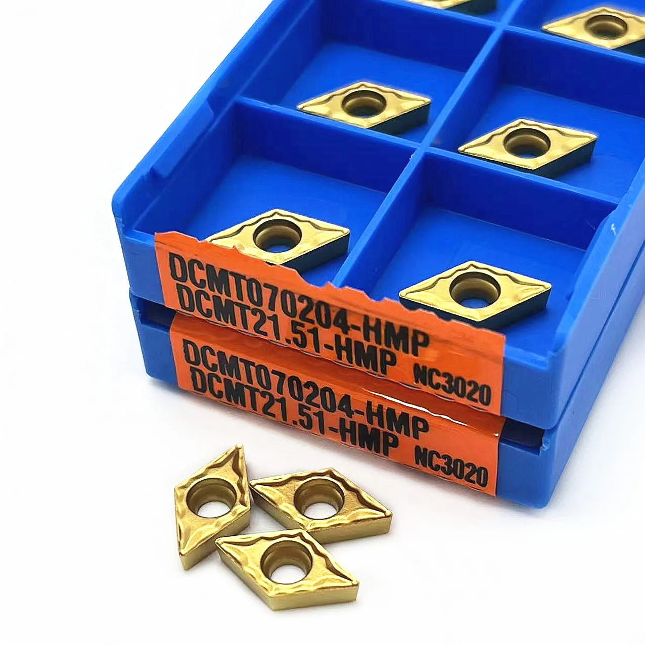 10 pz lama da taglio di alta qualità DCMT070204 DCMT11T304 DCMT11T308 HMP PC9030 NC3020 inserti in metallo duro utensile per tornitura interna DCMT