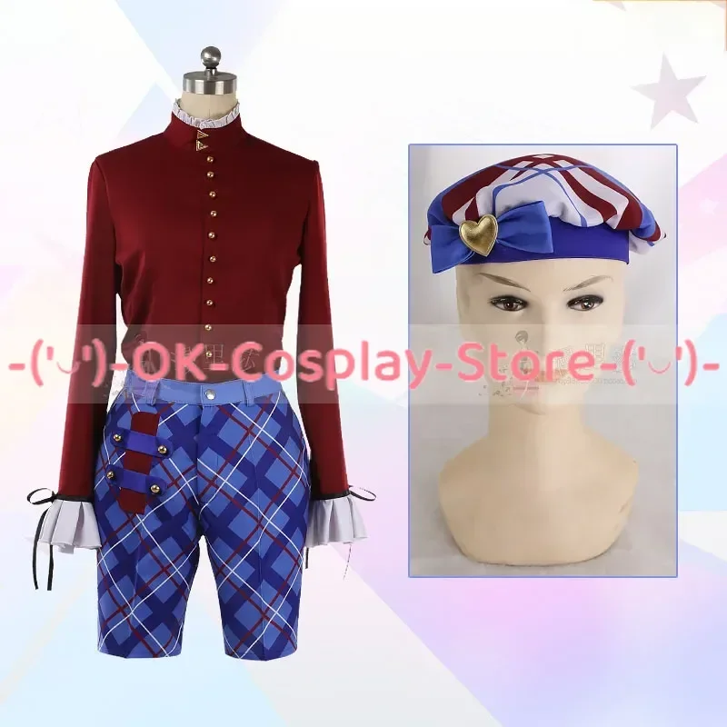 [حسب الطلب] لعبة فرقة نجوم ALKALOID Shiratori Aira تأثيري حلي أنيمي لعب الأدوار بدلة فاخرة هالوين كرنفال الزي الرسمي