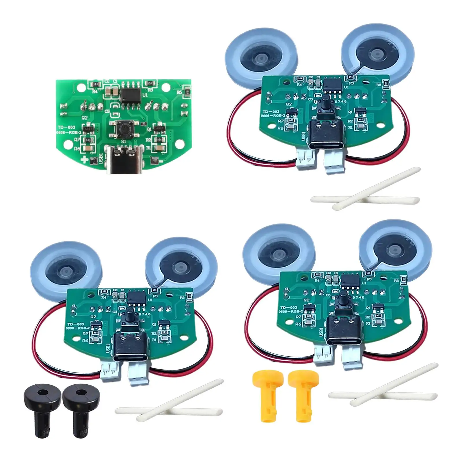 USB Spray Humidifier with Switch Control Multifunction Mist Maker Module PCB