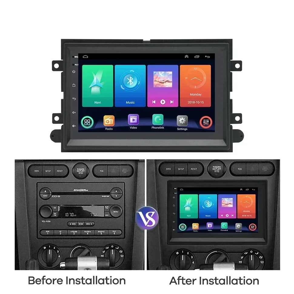 SEPTON Android 12 CarPlay Car Radio for Ford 500 F150 Explorer Edge Escape Sport Lincoln Expedition Mustang Player GPS Wifi