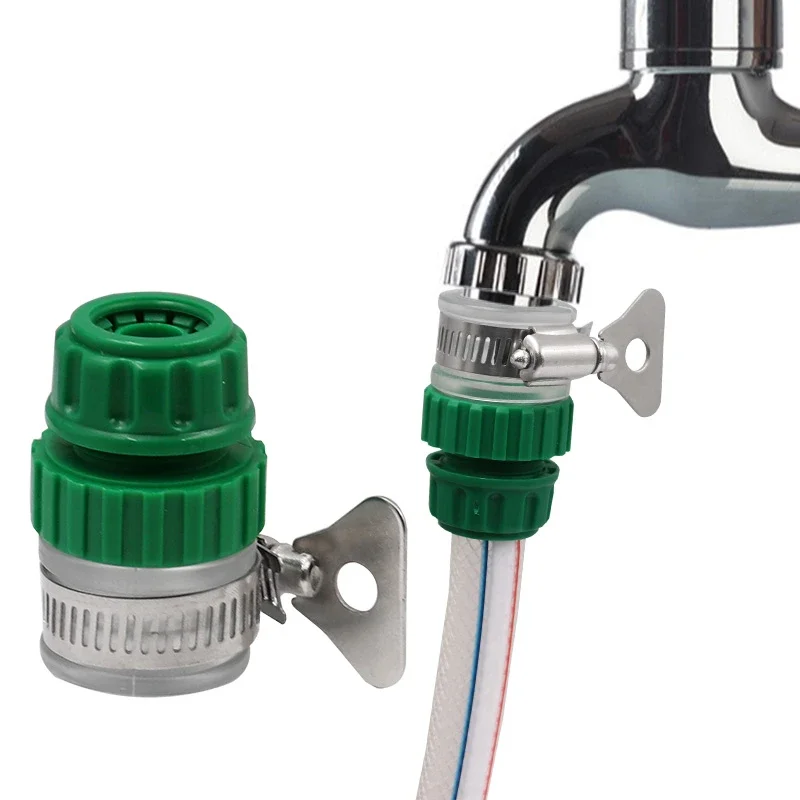 Universal Plastic Garden Hose Connector with Ferrule Fitting for Tap Water Supply Irrigation Systems DIN Standard POM Bushing Ad