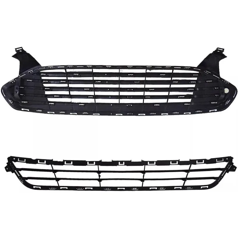 غطاء المصد الأمامي ومجموعة الشبكة الأمامية العلوية والسفلية تناسب 2013 2014 2015 2016 Fusion