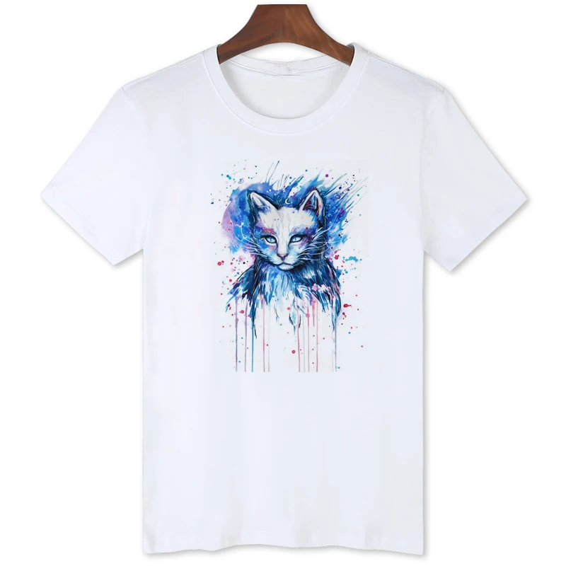 Invincible Blue Cat T-Shirt Original brand Summer Cool Men Clothing Hot sale Fashion Tops Tees B1-125