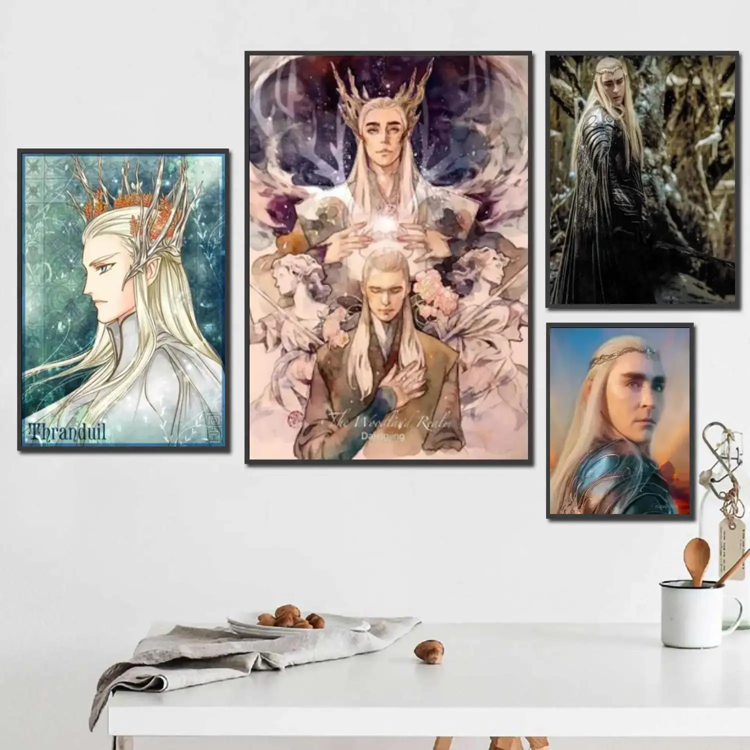 Thranduil x Inch Canvas Poster  Decorative Art Print for Home Bar Cafe  Wall Decor Gift