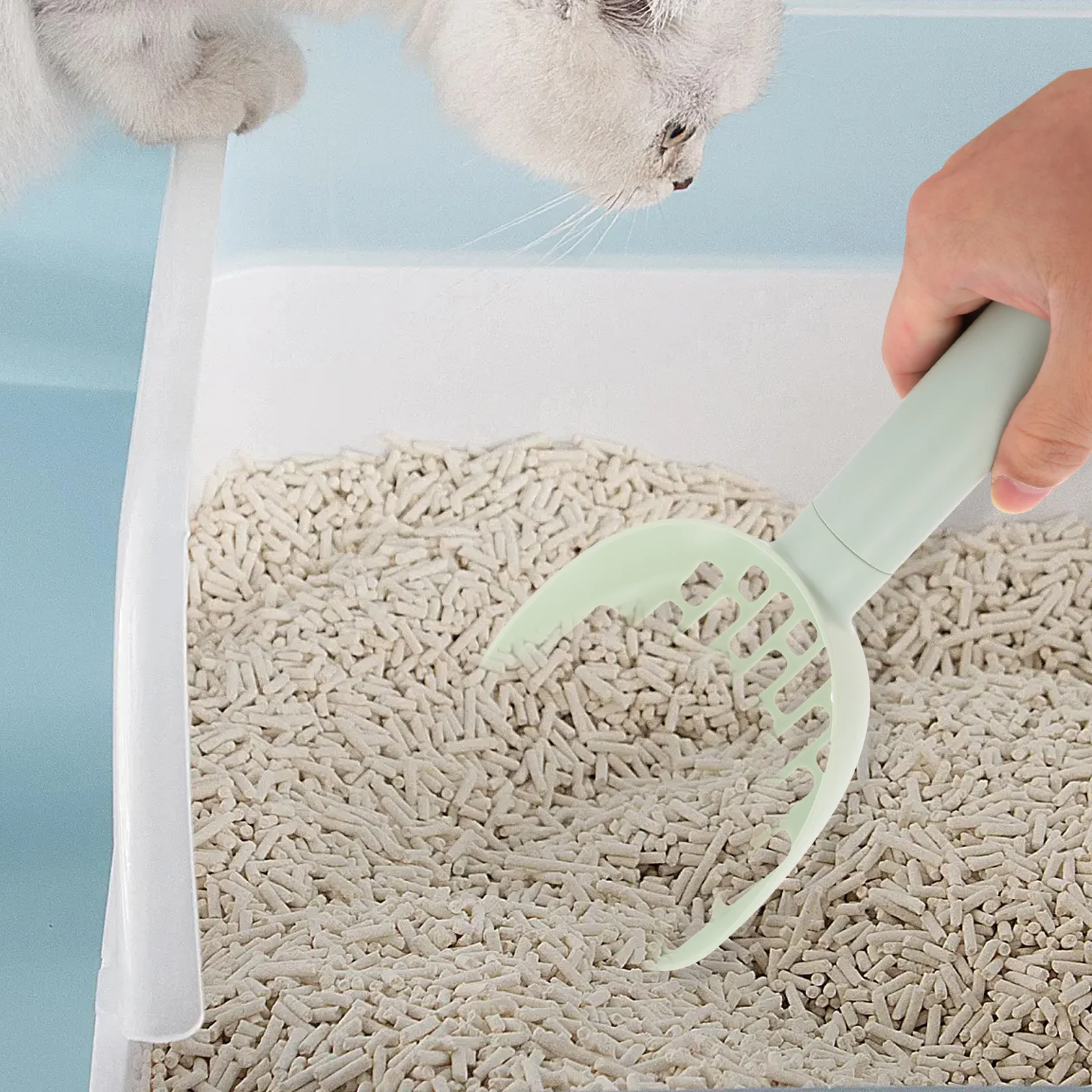 Cat Litter Multi-function Kitten Sand Scooper Plastic Dog