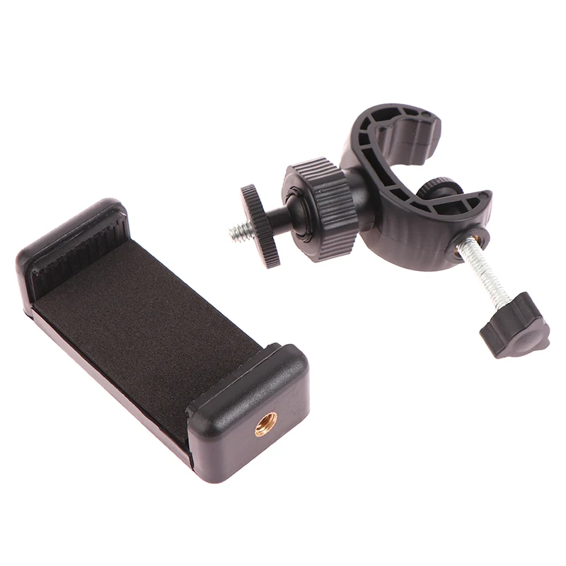1Pc podstawka pod telefon telefon komórkowy wsparcie klips do wszystkich smartfonów uchwyt na telefon stojak do montażu stojak mikrofonowy mocowanie statywu