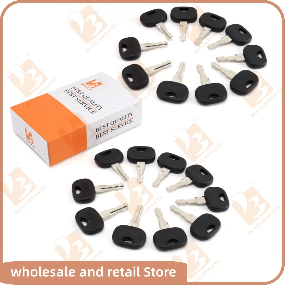 20PCS 14603 Lgnition Keys For Wacker Neuson Gehl JLG JCB LINDE CLASS SKYTRAK HAMM Engine Spare Parts