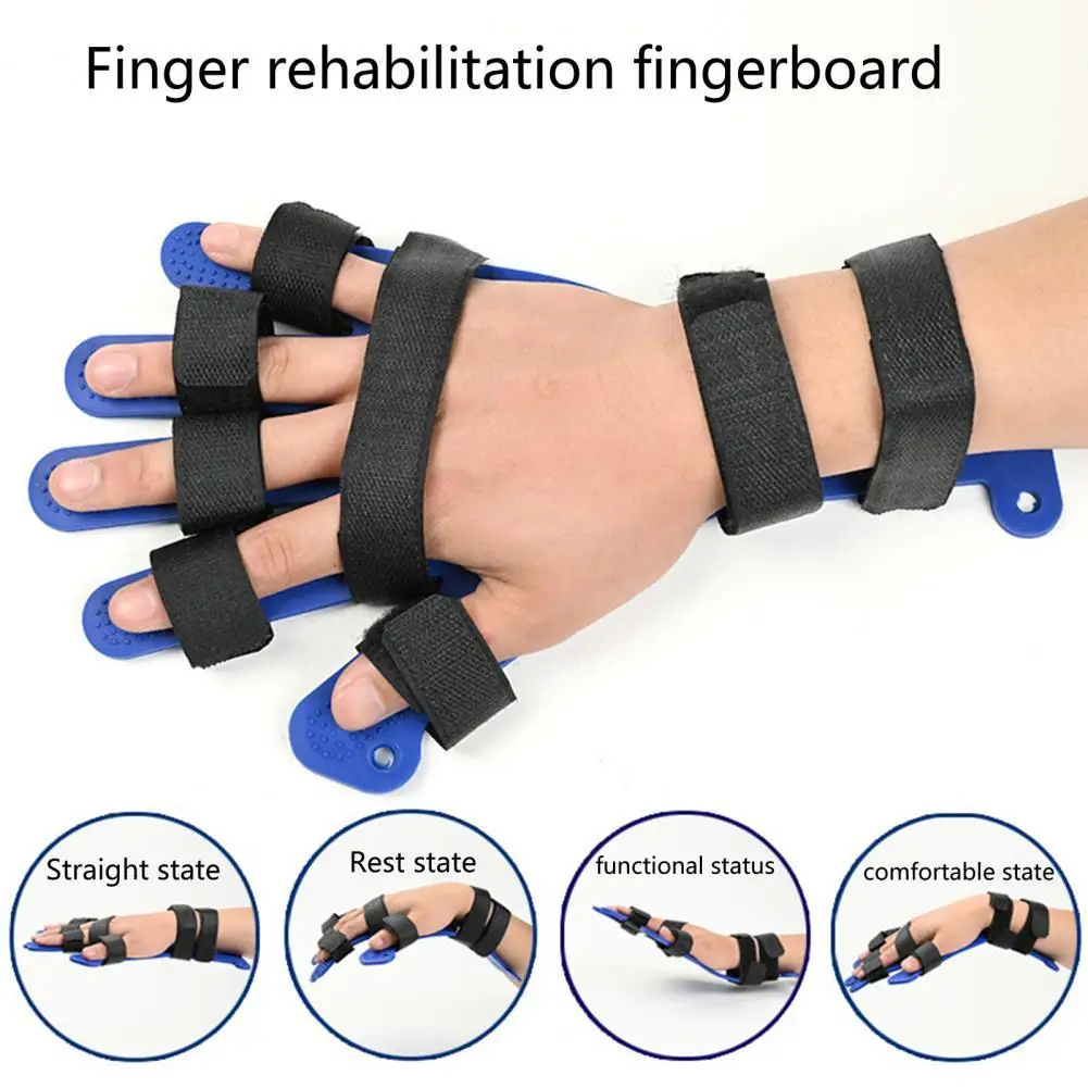 1Pc Finger Orthotics Elastic Adjustable Reusable Wearable Ergonomic Finger Corrector Board Training Support