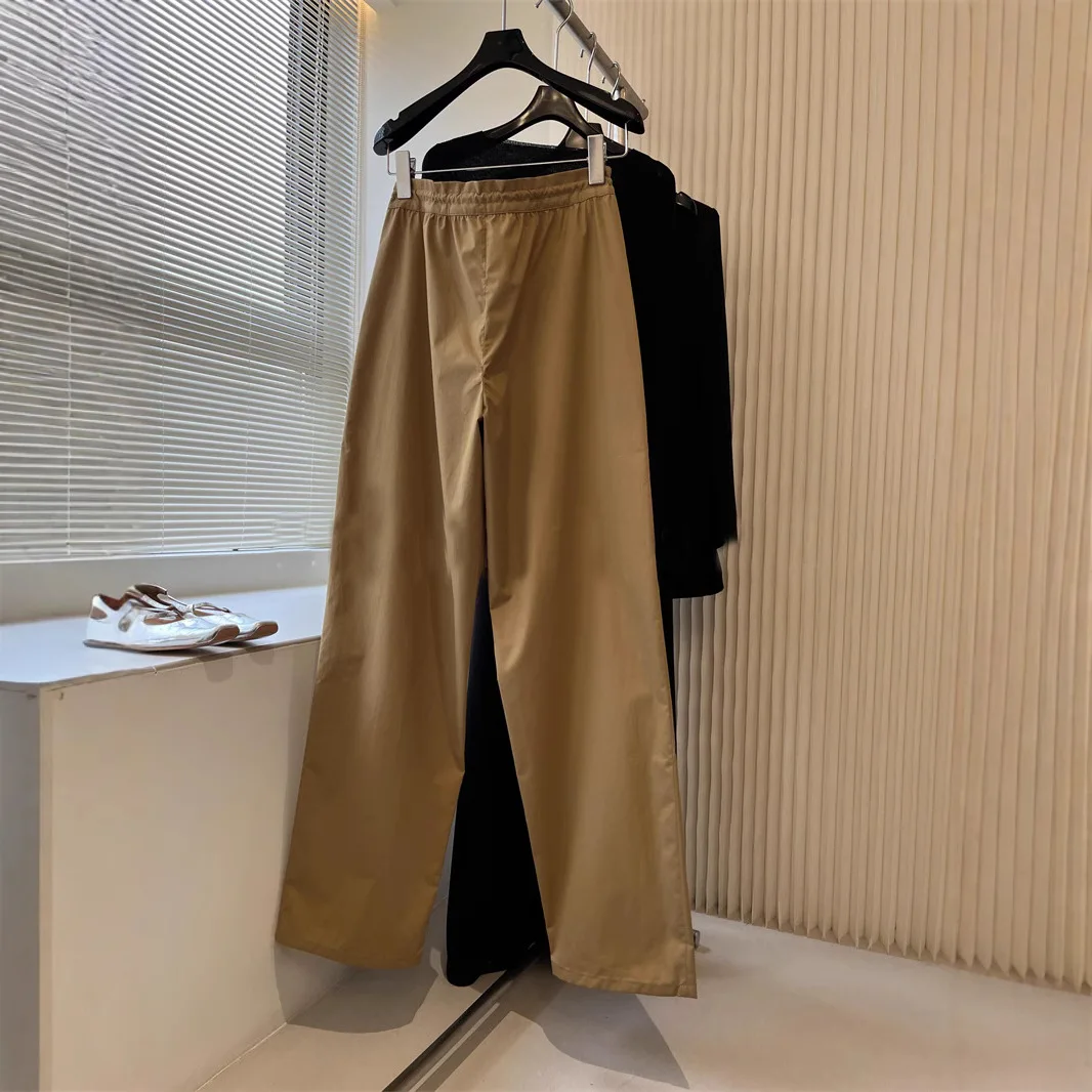 ฤดูใบไม้ผลิและฤดูร้อนกางเกงทํางานลําลองอเนกประสงค์ผ้าฝ้ายกางเกงเชือกสีกากีลําลอง
