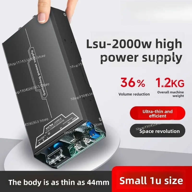 High Power AC to DC Industrial Switching Power Supply 2000W 3000W, 24V 36V 48V 65V 68V DC Voltage Transformer