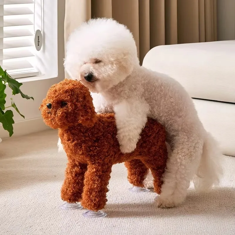 Plush Pet Toy with Silicone Structure Dog Entertainment Toy Stress Relief Boredom Relief Companion for dog Daily Use