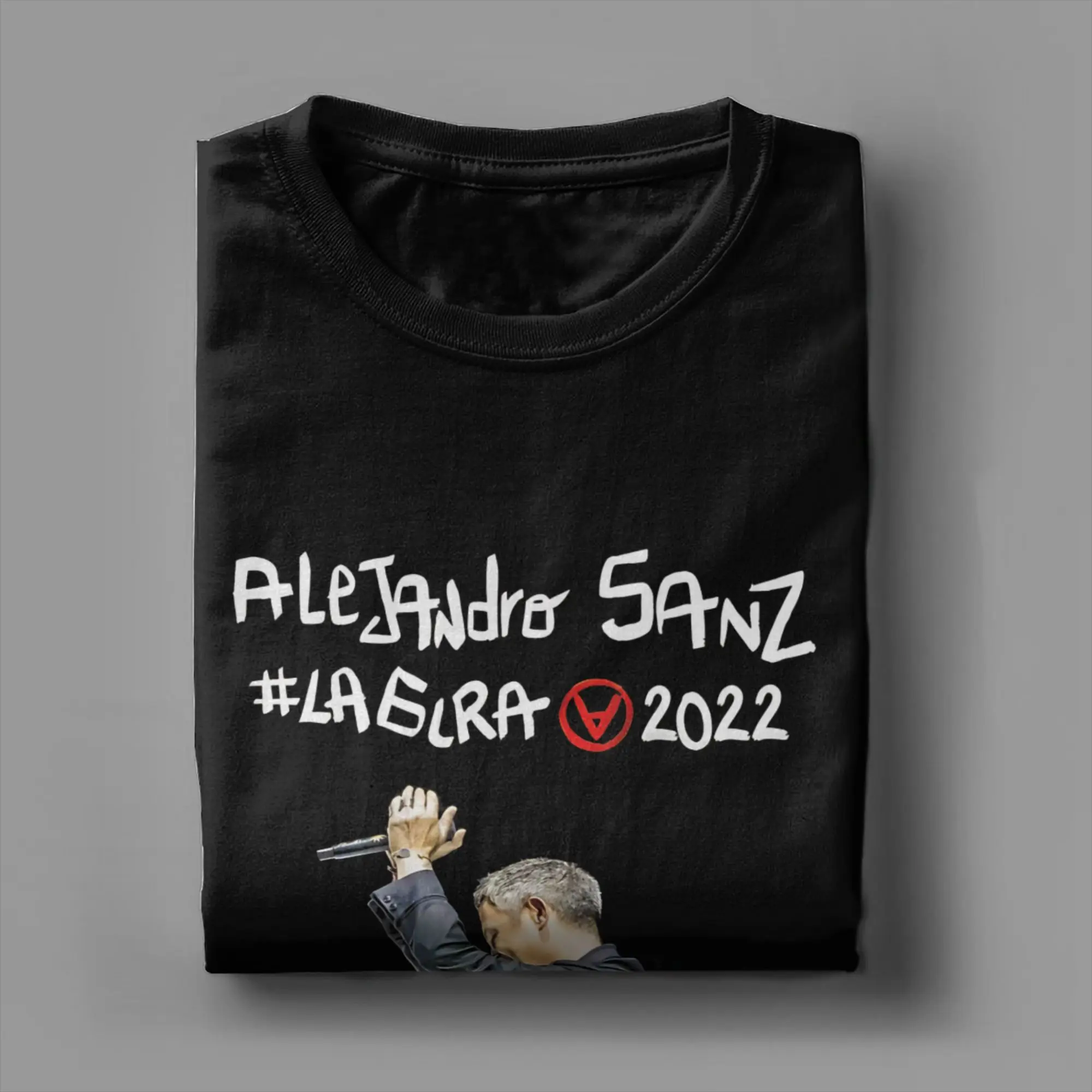 Men's T-Shirts Alejandro Dini Sanz Lagira Tour  Vintage Cotton Tee Shirt Short Sleeve  T Shirt Round Neck Clothing 6XL