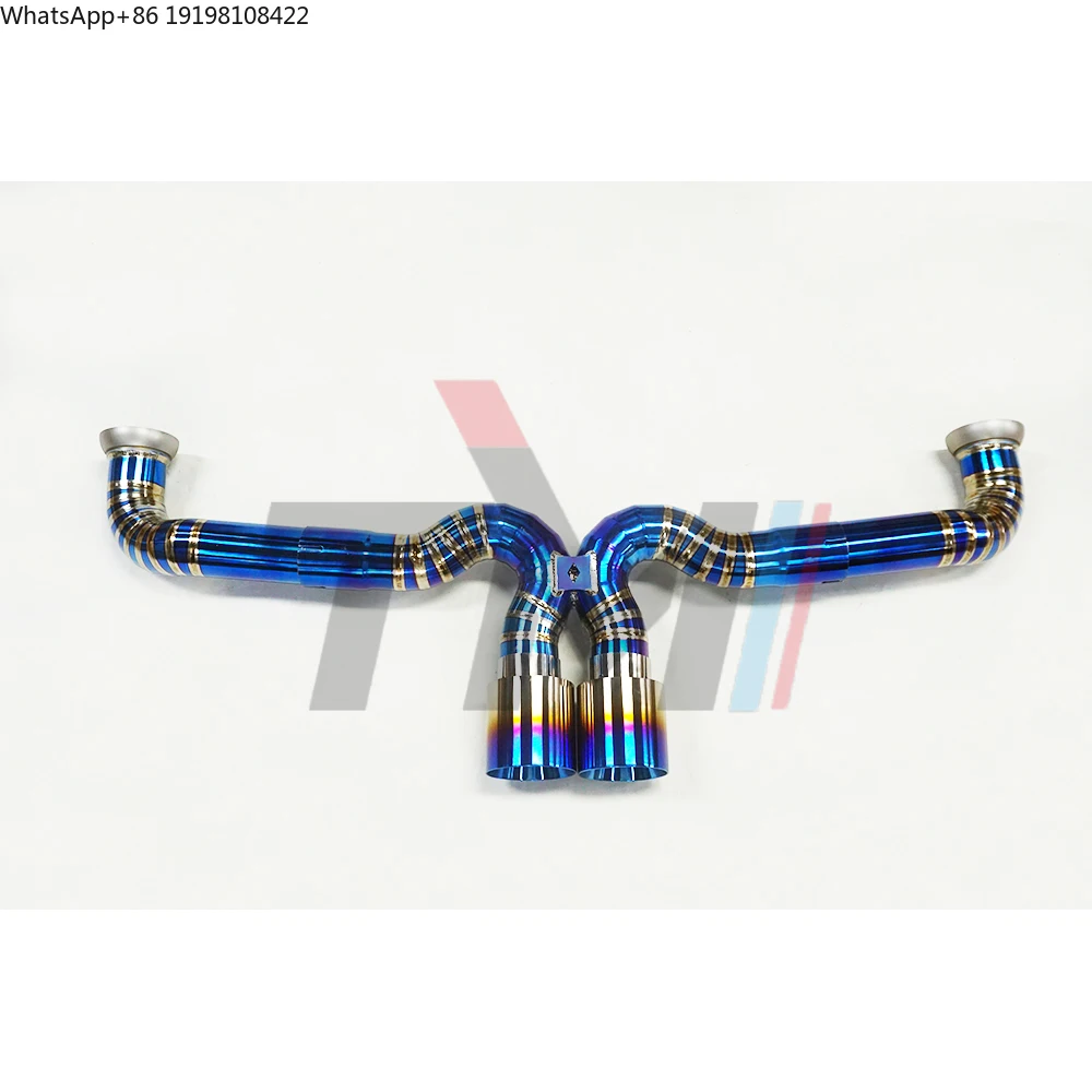 

TM PERFORMANCE New Titanium Catback Exhaust System with Muffler and Valve for Porsche 911 991.1 991.2 GT3 RS 2012-2018 Models