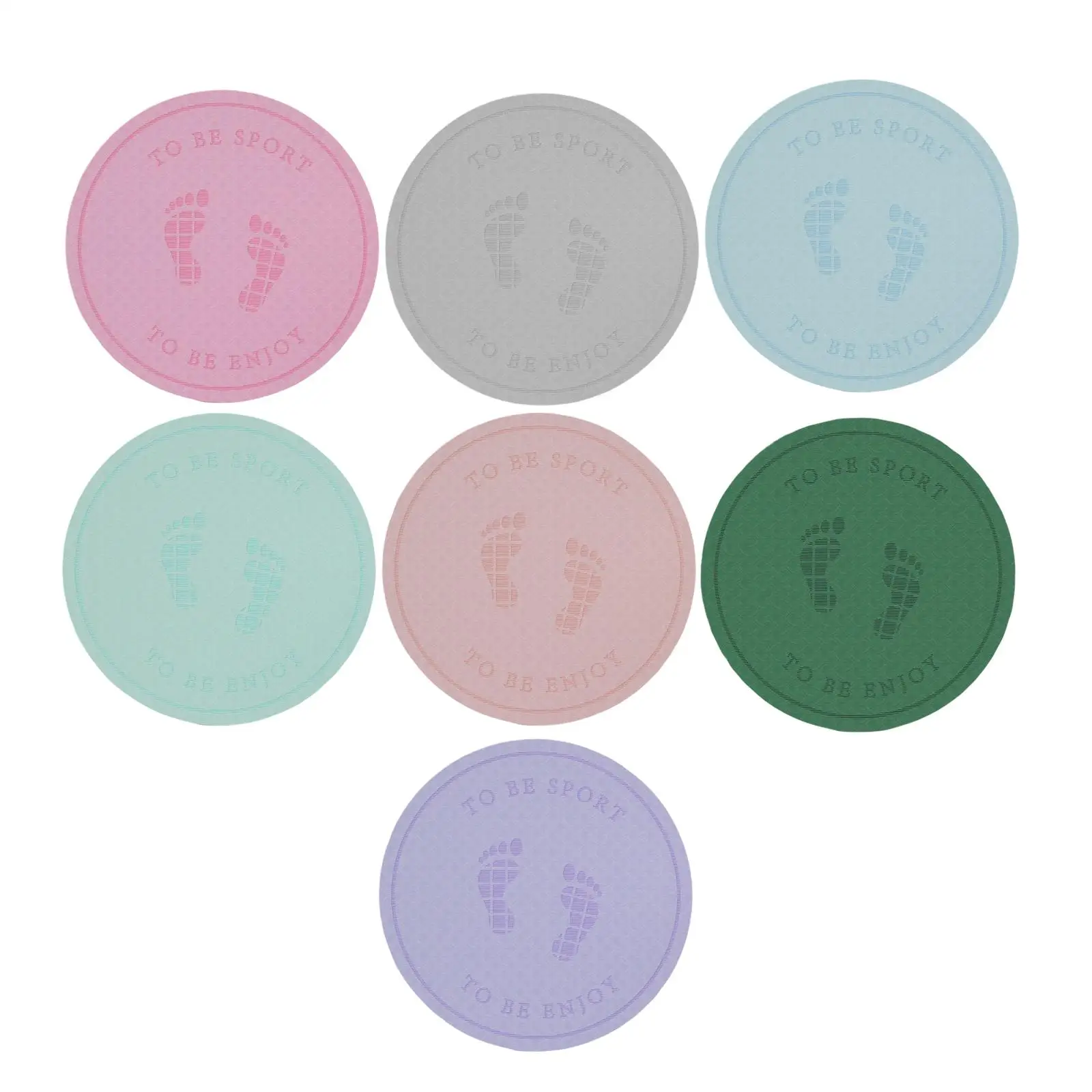 

Круглый коврик для упражнений толщиной 6 мм, противоударный спортивный коврик высокой плотности, 23 дюйма, спортивный коврик для тренировок с защитой от разрывов для фитнеса на открытом воздухе