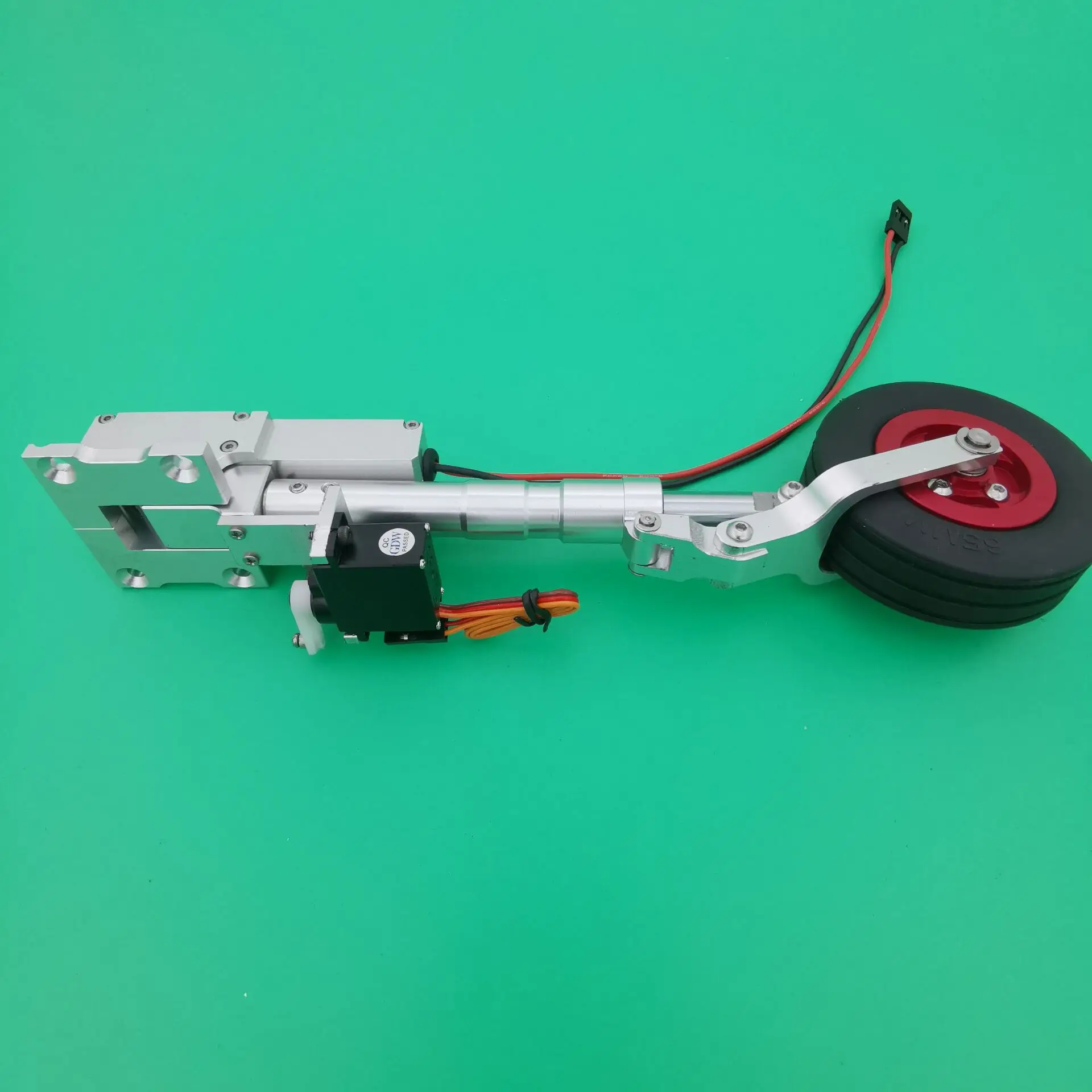 retract gear with electric brake for rc airplane turbine jet 6 to 10KG class CNC Anti Vibration Landing system