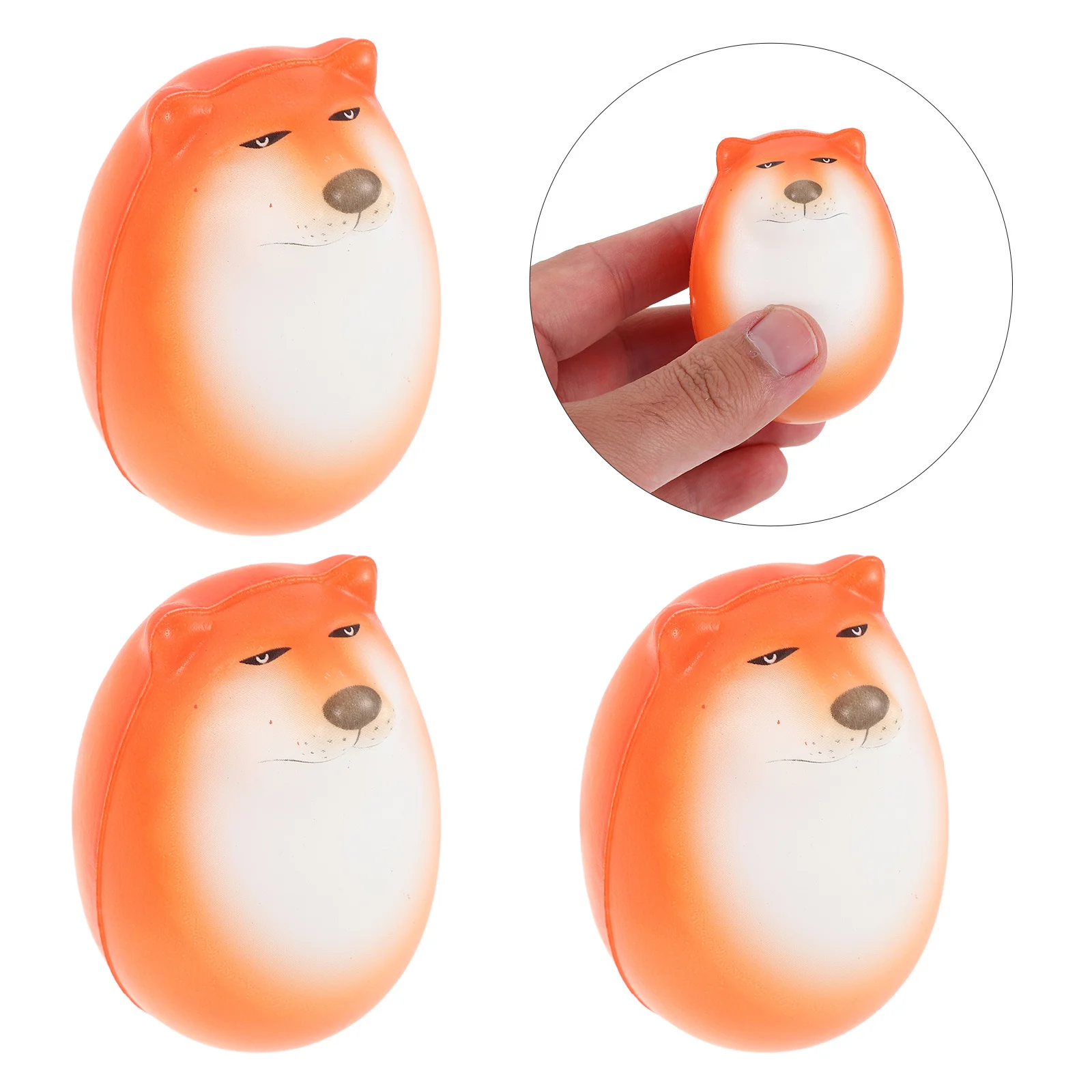 

10Pcs Egg Shaped Squishy Dog Slow Rising Stress Relief Squeeze Fidget Sensory Decompress Ball for Kids Teens Party Favors Office