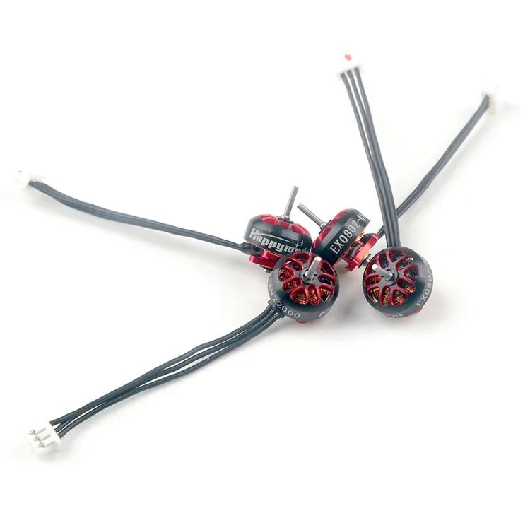 

4PCS HappyModel EX0802 14000KV 19000KV 22000KV 1-2S Brushless Motor for RC FPV Racing Freestyle Mobula6 HD Tinywhoop Drones